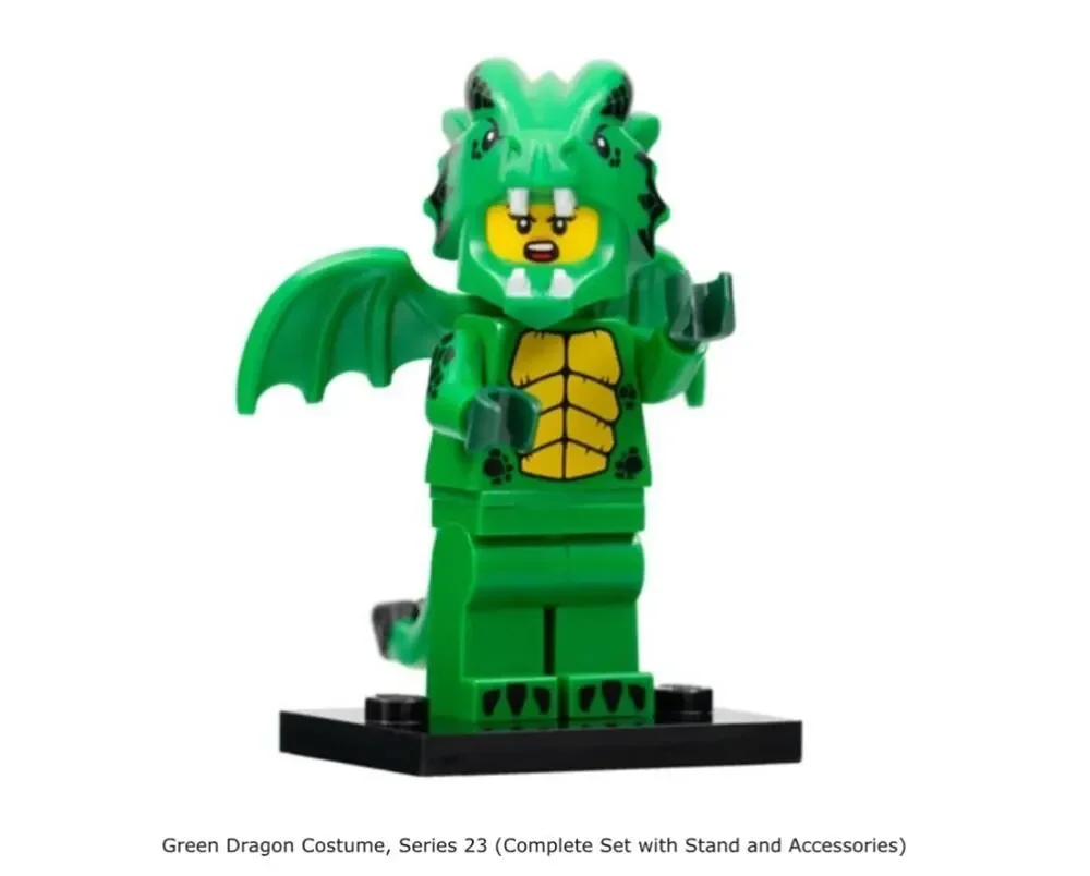 LEGO® Set col23-12 - Green Dragon Costume